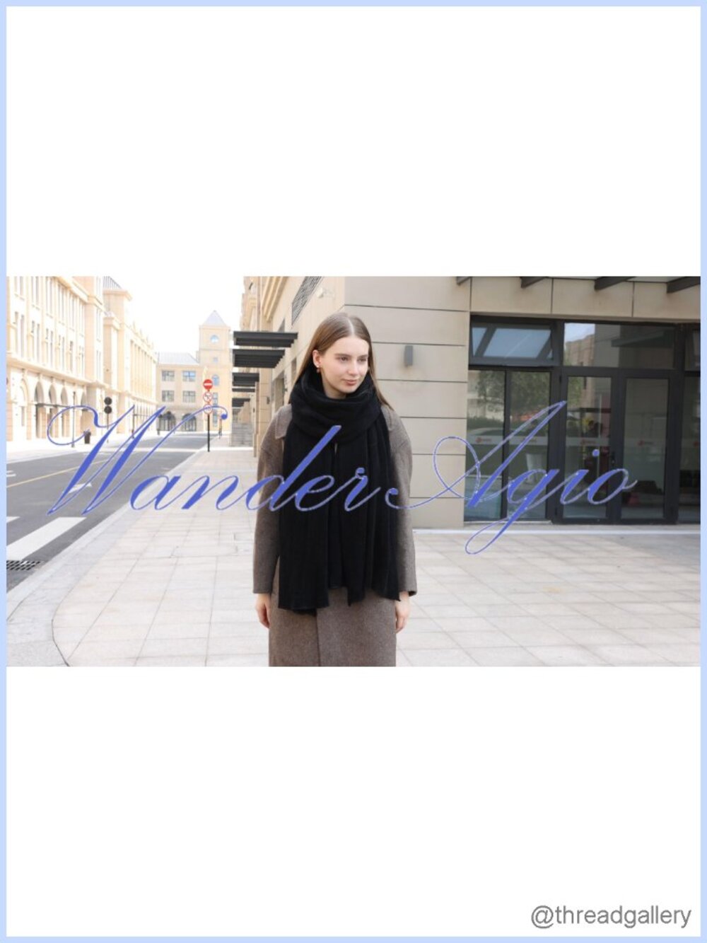 Womens Faux Wool Infinity Scarf Warm Winter Blanket Wrap Oversized - Picture 6 of 6